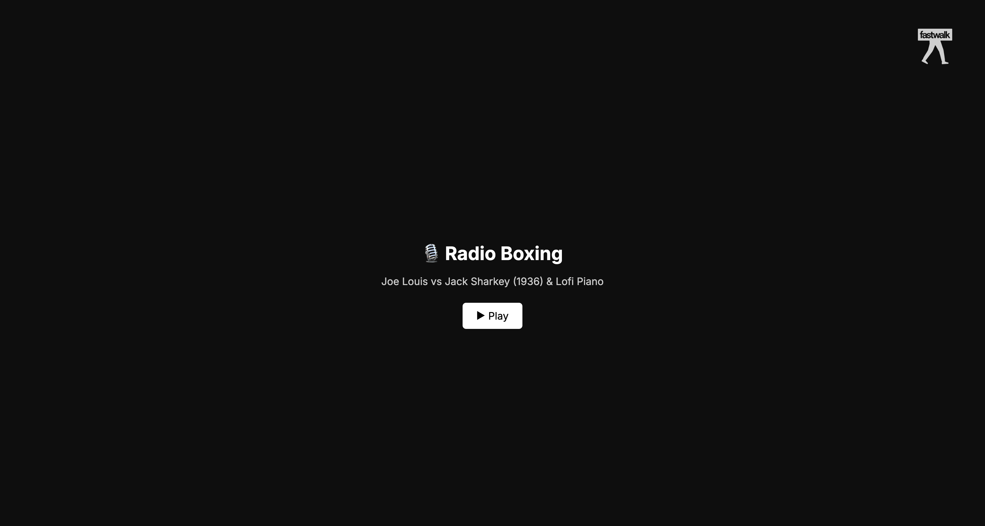 Radio Boxing Screenshot